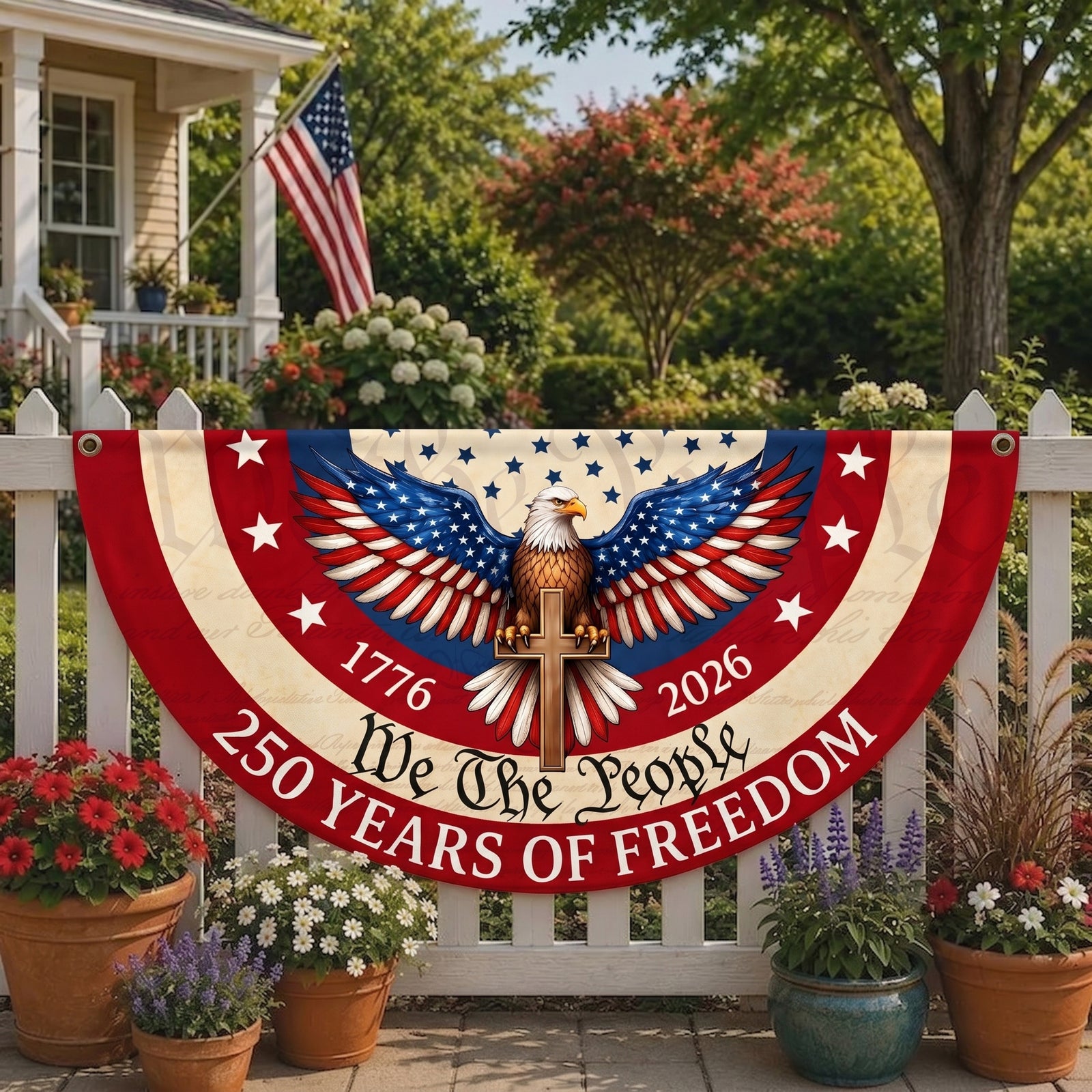 We The People 250 Years of Freedom - 250th Anniversary Flag