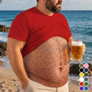 3D Funny Hairy Body - Personalized Full Print T Shirt