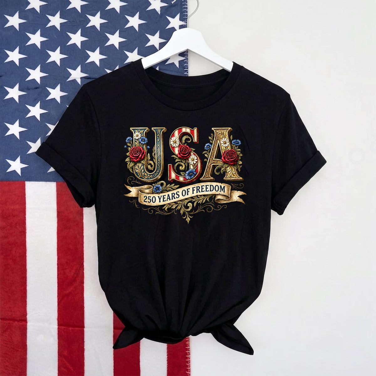 USA 250 Years of Freedom - T-shirt