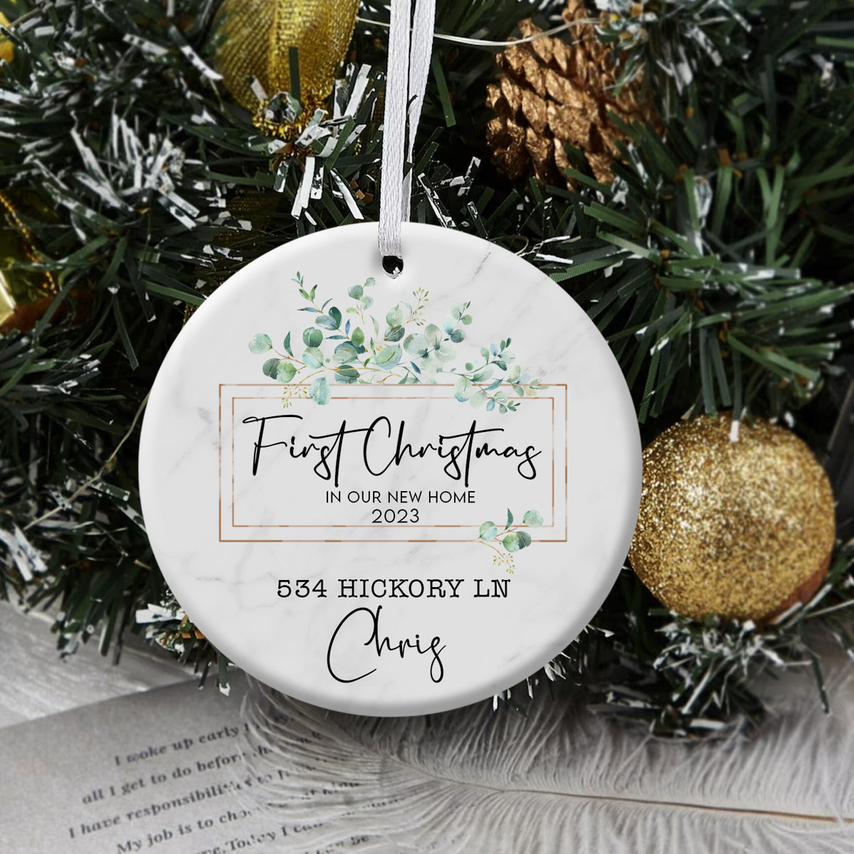 First Christmas In Our New Home - Personalized Ornament - Christmas Gift