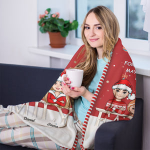Family Never Apart Christmas - Personalized Blanket - Christmas Gift For Family
