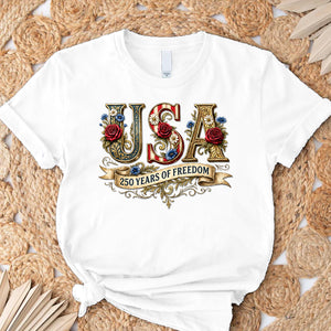 USA 250 Years of Freedom - T-shirt