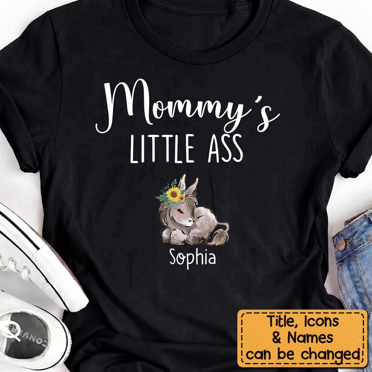 Grandpa, Grandma, Parents, Little Cuties - Personalized T-shirt For Dad Mom Grandparents