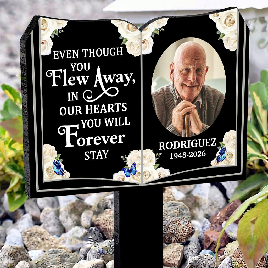 Because Someone We Love Is In Heaven - Personalized Custom Acrylic Garden Stake