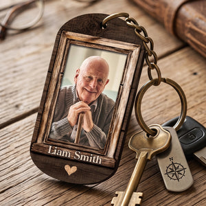 You Left Me Beautiful Memories - Personalized Stainless Steel Keychain