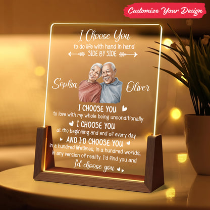 My Love My Choice - Personalized Desk Name Plate