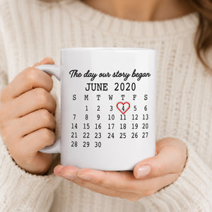 I Met You I Liked You I Love You - Personalized Custom Coffee Mug