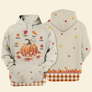 My Favorite Pumpkins Call Me Nana - Personalized 3D Shirt - Gift For Grandma, Mom, Fall Season