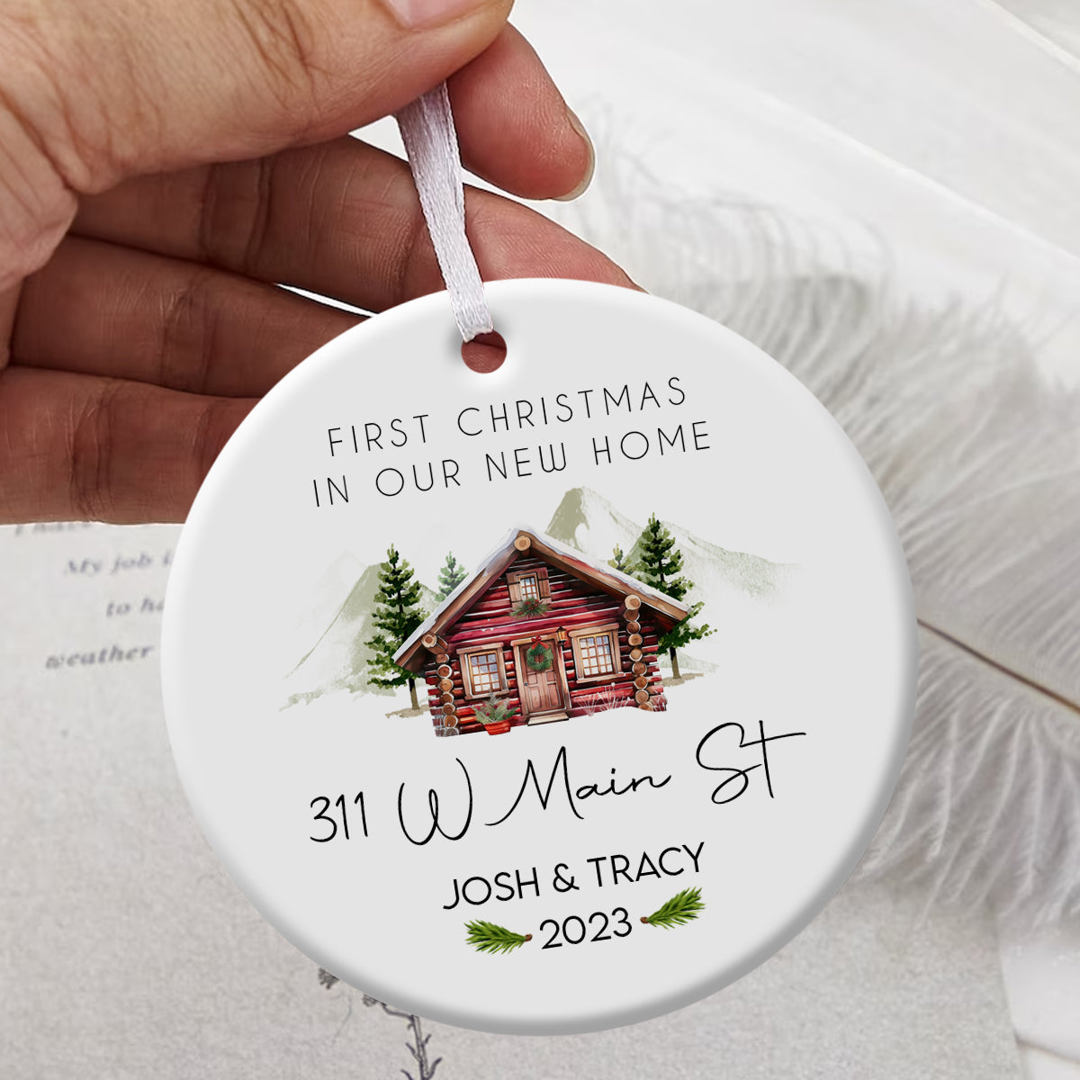 New Home First Christmas - Personalized Ornament - Christmas Gift
