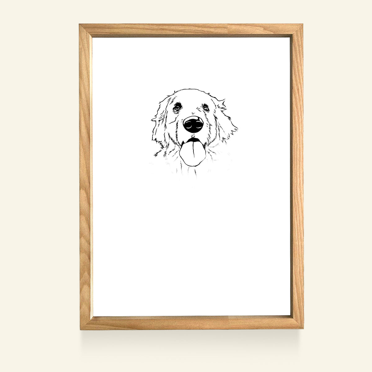 Personalized Dog Memorial Light Frame Canvas - I Was Just A Pup When We First Met - Memorial Gift For Dog Loss