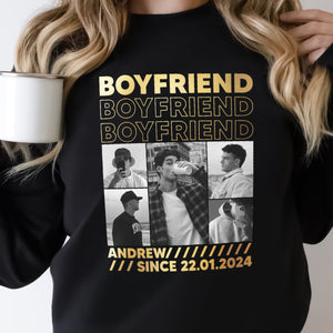 Boyfriend Collage - Personalized Apparel - Gift For Girlfriend, Valentine's Day