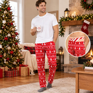 Custom Funny Pajama Pants - Personalized Christmas Birthday Gifts For Husband, Son, Grandson, Brother, Grandpa, Dad, Yourself - Oops That Was My Last Layer