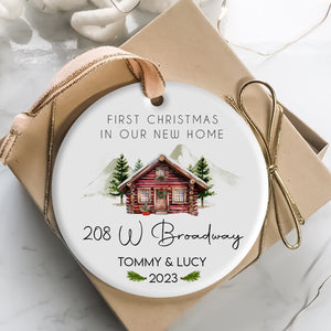New Home First Christmas - Personalized Ornament - Christmas Gift