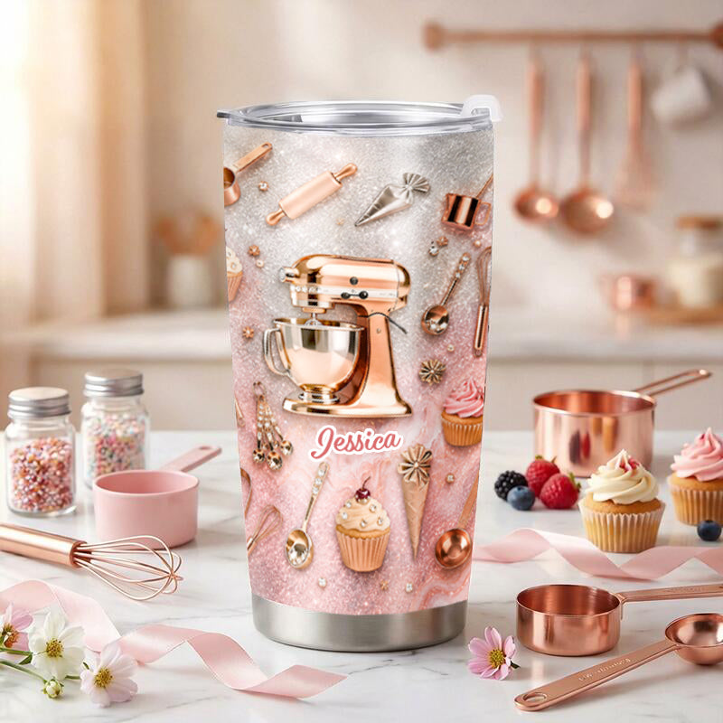 Love Baking - Personalized Baking Tumbler Baking Lovers
