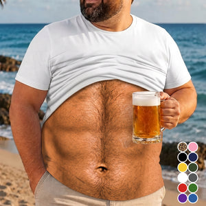 3D Funny Hairy Body - Personalized Full Print T Shirt