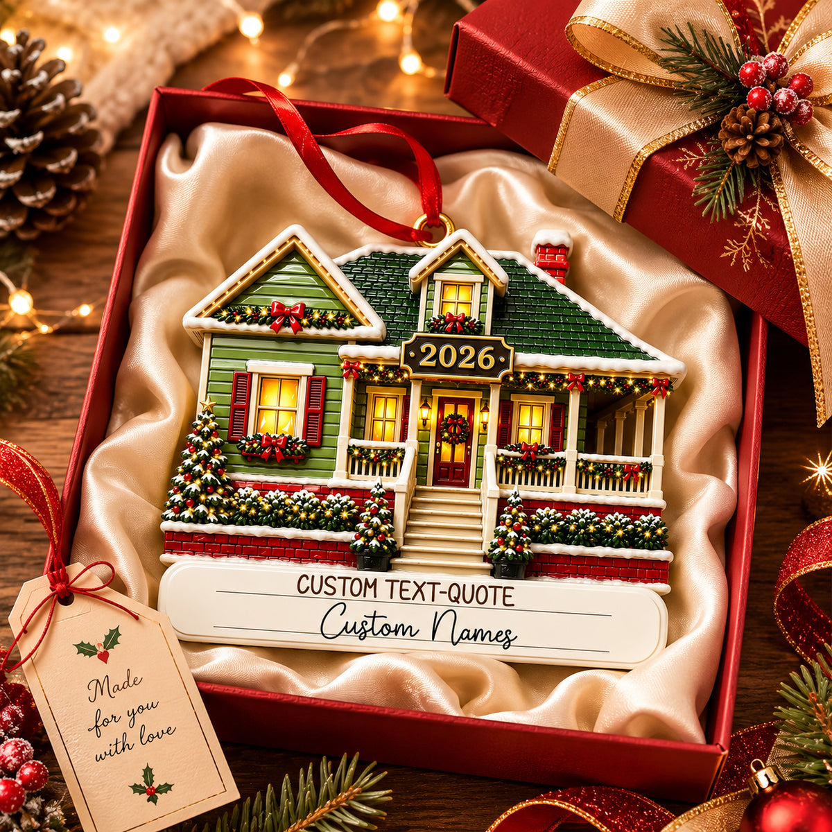 Where New Memories Begin - Real 3D Raised Ornament