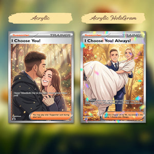 I Choose You - Personalized Poke Card For Couple Anniversary