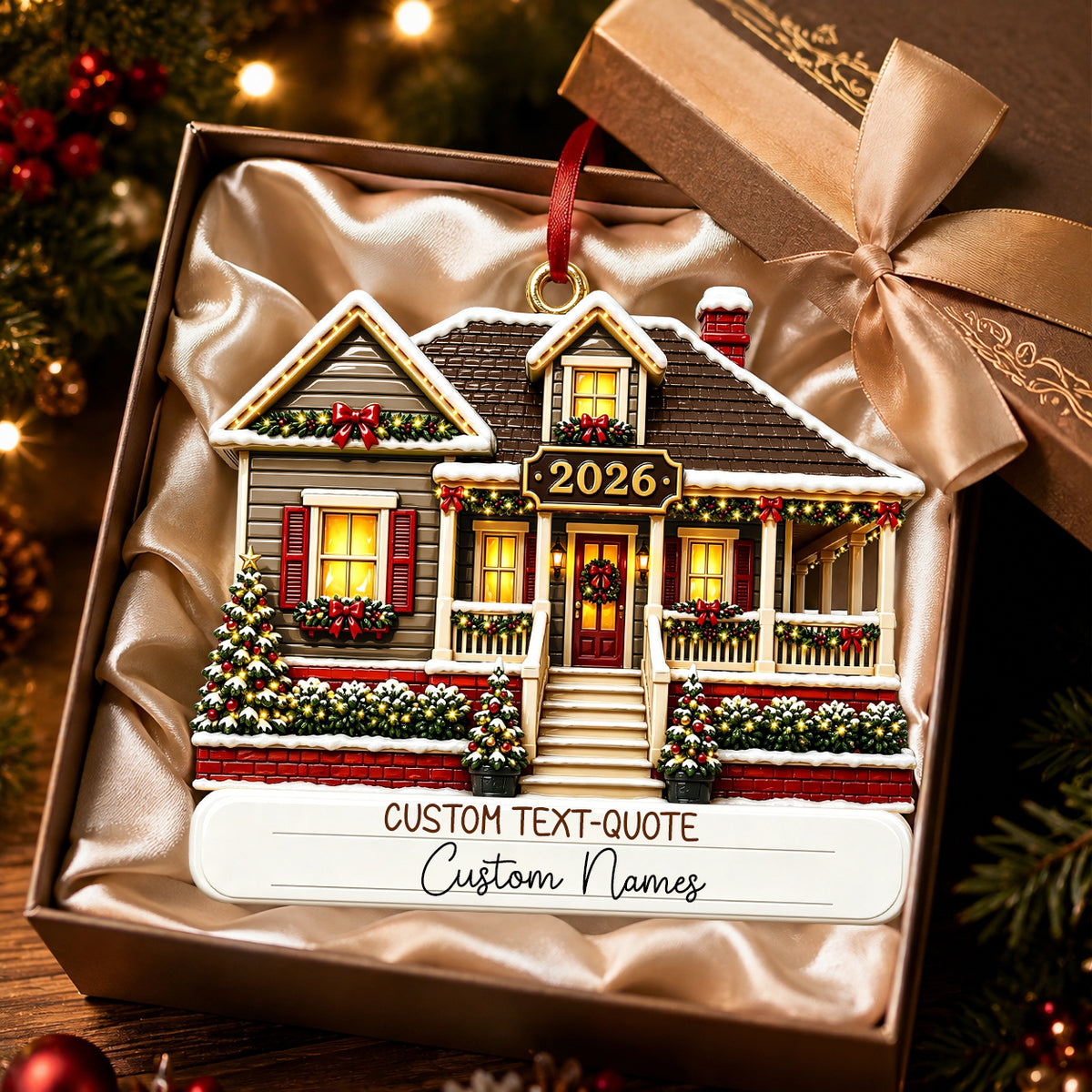 Where New Memories Begin - Real 3D Raised Ornament