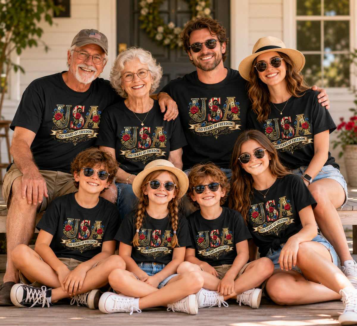 USA 250 Years of Freedom - T-shirt
