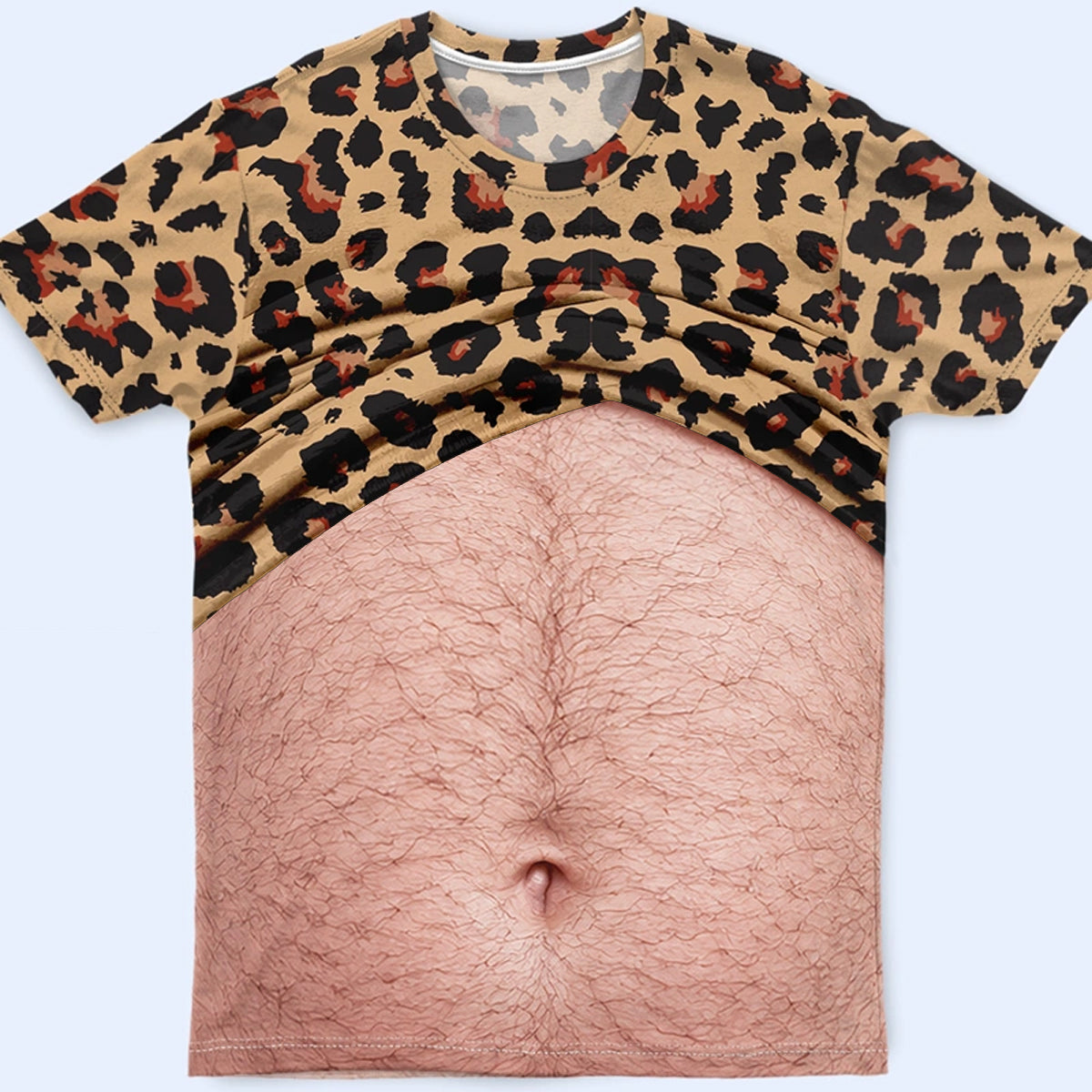 3D Funny Hairy Body - Personalized Full Print T Shirt