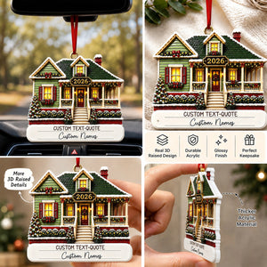 Where New Memories Begin - Real 3D Raised Ornament