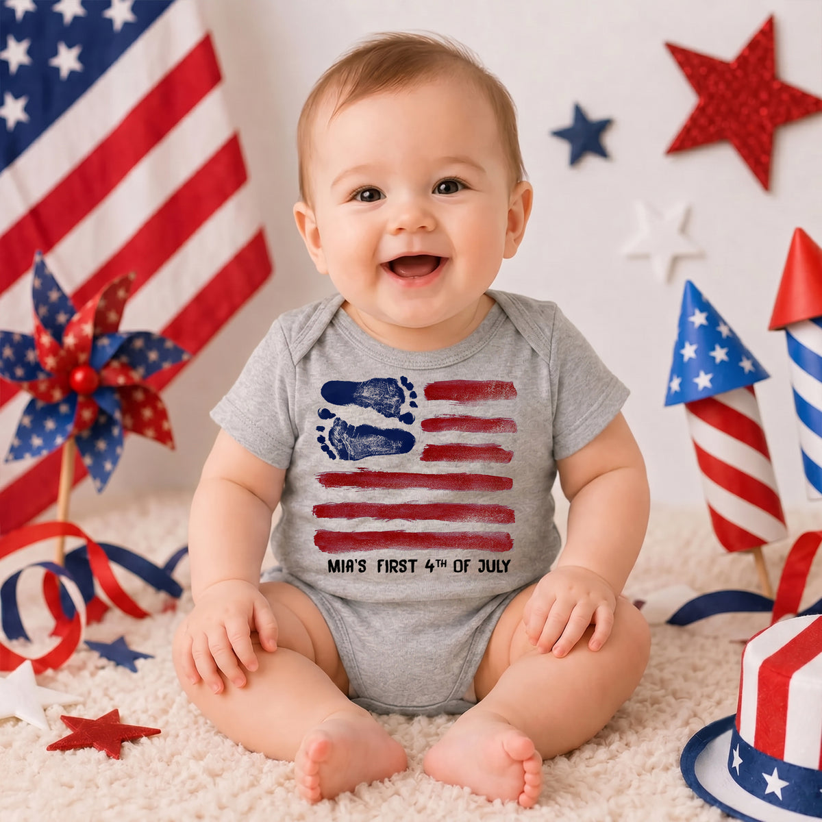Born To Sparkle And Shine - Personalized Custom Baby Onesie