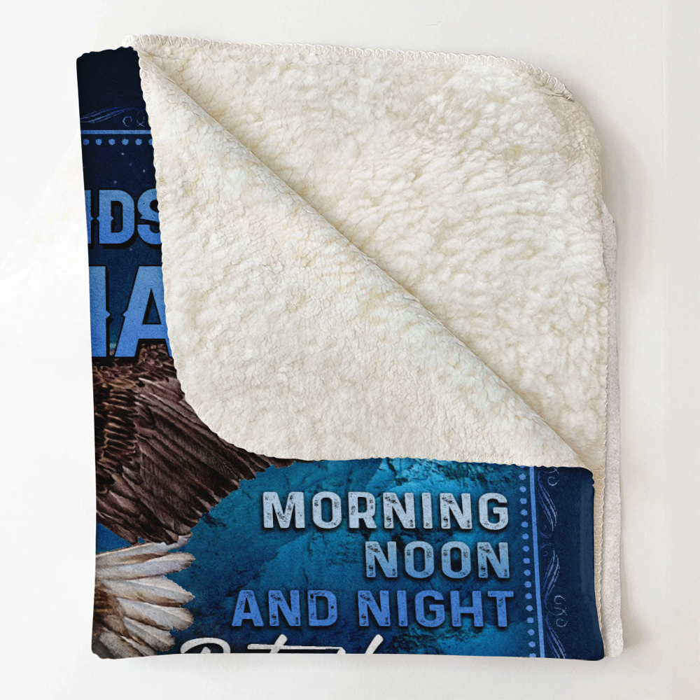 Gift For Grandson, Eagle To My Grandson I'll Be Hugging You - Love From Grandma Live Preview