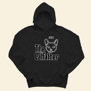 The Catfather Cat Dad - Personalized Apparel - Gift For Father, Gift For Cat Lovers