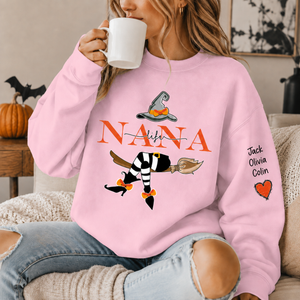 Grandma Life Witch Sweatshirt - Personalized Sweatshirt - Halloween Gifts
