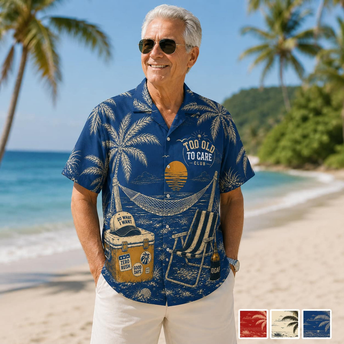 Not My Problem - Personalized Hawaiian Shirt
