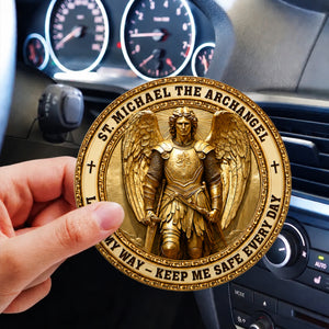 Archangel Michael Heaven’s Guardian - Car Visor Clip