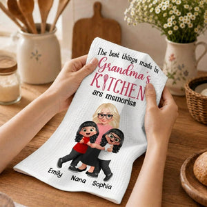 The Best Things Made In Grandma Kitchen - Personalized Custom Kitchen Towel