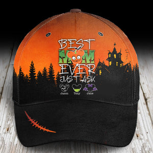 Halloween Best Mom Ever Just Ask - Personalized Classic Cap - Halloween