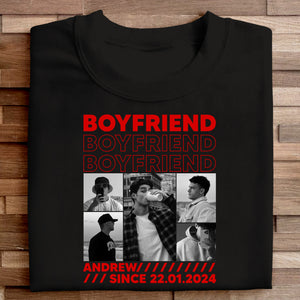 Boyfriend Collage - Personalized Apparel - Gift For Girlfriend, Valentine's Day