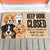 Keep Door Closed - Personalized Doormat - Funny Gift For Dog Lovers