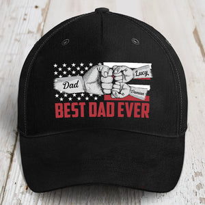 Best Dad Ever - Personalized Cap - Gift For Father