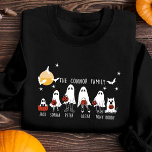 The Ghost Family - Personalized Shirt - Gift For Family, Halloween