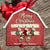 House With Christmas Sockings - Personalized Layered Wooden Ornament - Christmas Gift For Family