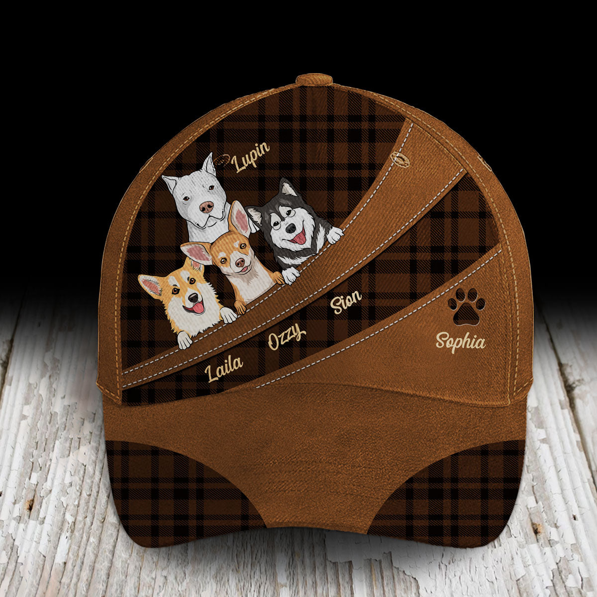 My Beloved Fur Baby - Personalized Classic Cap - Gift For Dog Lovers