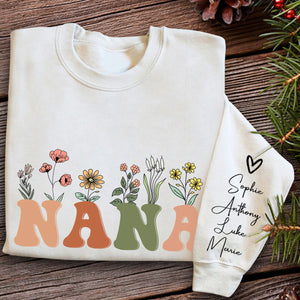 Nana Wildflowers - Personalized Apparel - Gift For Grandma