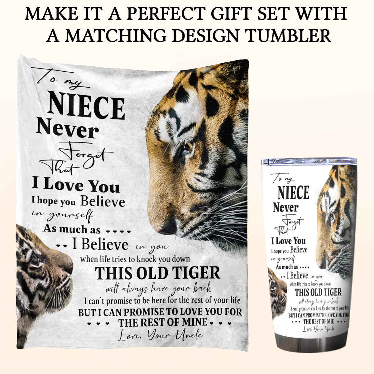 Gift For Niece Blanket, To My Niece Lion Blanket Gift For Niece Blanket