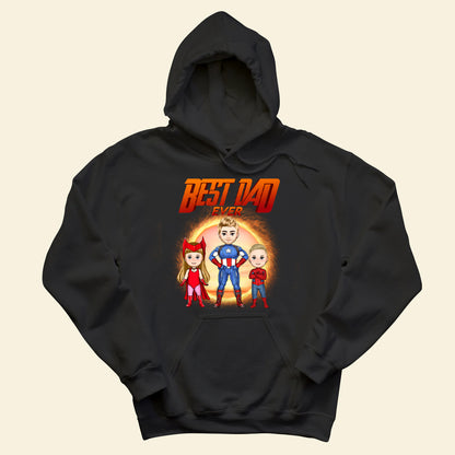 Best Dad In The Universe - Personalized Apparel - Gift For Father