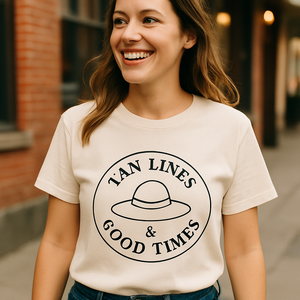 Tan Lines & Good Times Beach Babe T-Shirt – Cute Sun Hat Graphic, Summer Vibes Shirt, Trendy Vacation Top for Women Beach%20Babe%20prompt%20%2322%20lifestyle%20mockup.png