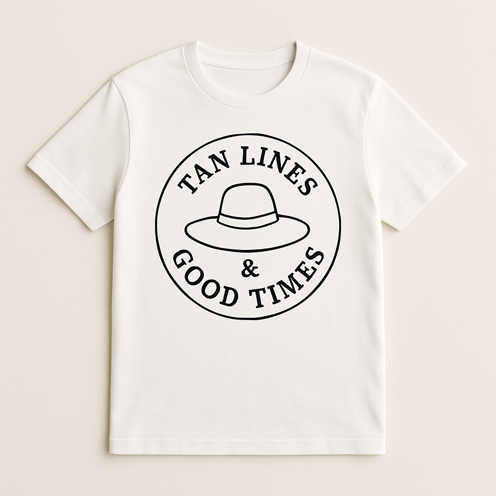 Tan Lines & Good Times Beach Babe T-Shirt – Cute Sun Hat Graphic, Summer Vibes Shirt, Trendy Vacation Top for Women Beach%20Babe%20prompt%20%2322%20studio%20mockup.png