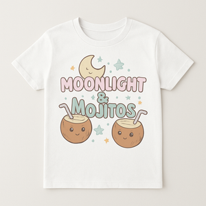 Moonlight & Mojitos Beach Babe T-Shirt – Cute Pastel Summer Coconut Drink Graphic, Fun Night Beach Party Tee Beach%20Babe%20prompt%20%2330%20studio%20mockup.png