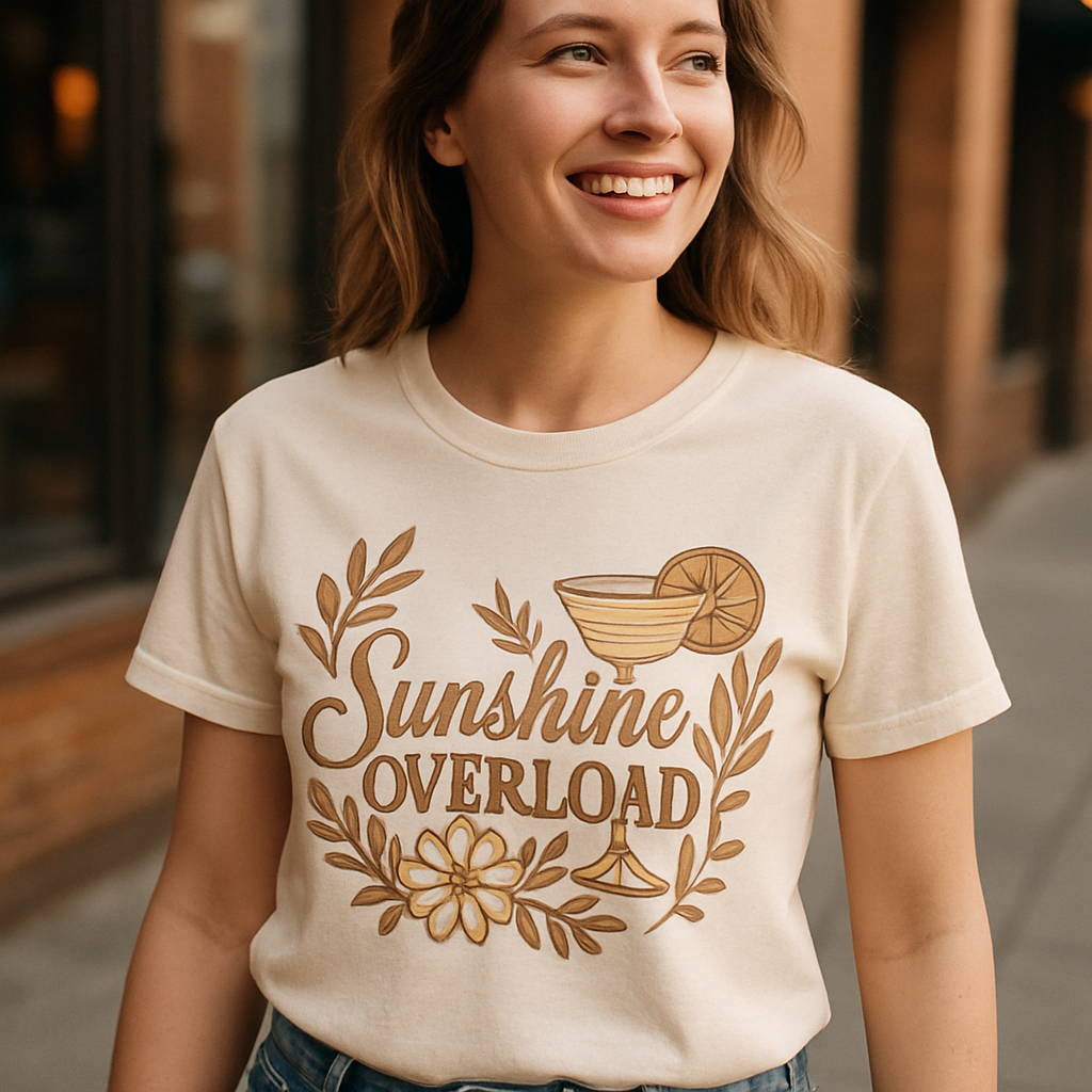 Sunshine Overload Beach Babe T-Shirt – Cute Daisy, Cocktail & Summer Vibes Graphic Tee for Beach Lovers Beach%20Babe%20prompt%20%2333%20lifestyle%20mockup.png