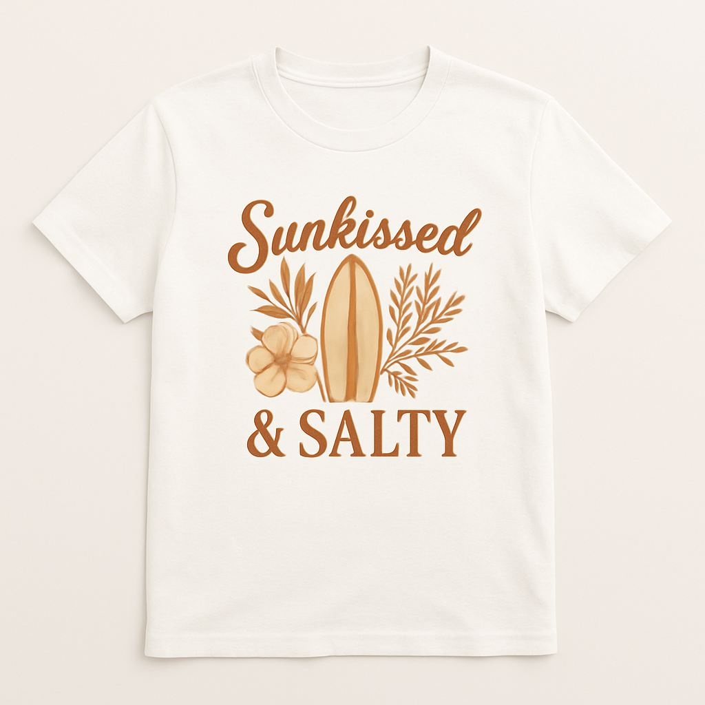 Sunkissed & Salty Beach Babe T-Shirt – Surfboard, Hibiscus & Tropical Floral Summer Tee – Cute Coastal Vibes Shirt for Women Beach%20Babe%20prompt%20%2334%20studio%20mockup.png