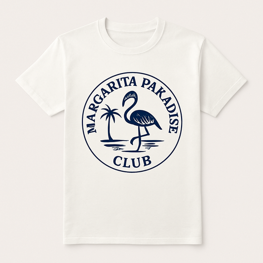 Margarita Paradise Club T-Shirt – Cute Flamingo & Palm Tree Beach Babe Summer Tee, Retro Vacation Aesthetic, Coastal Vibes Shirt Beach%20Babe%20prompt%20%2341%20studio%20mockup.png