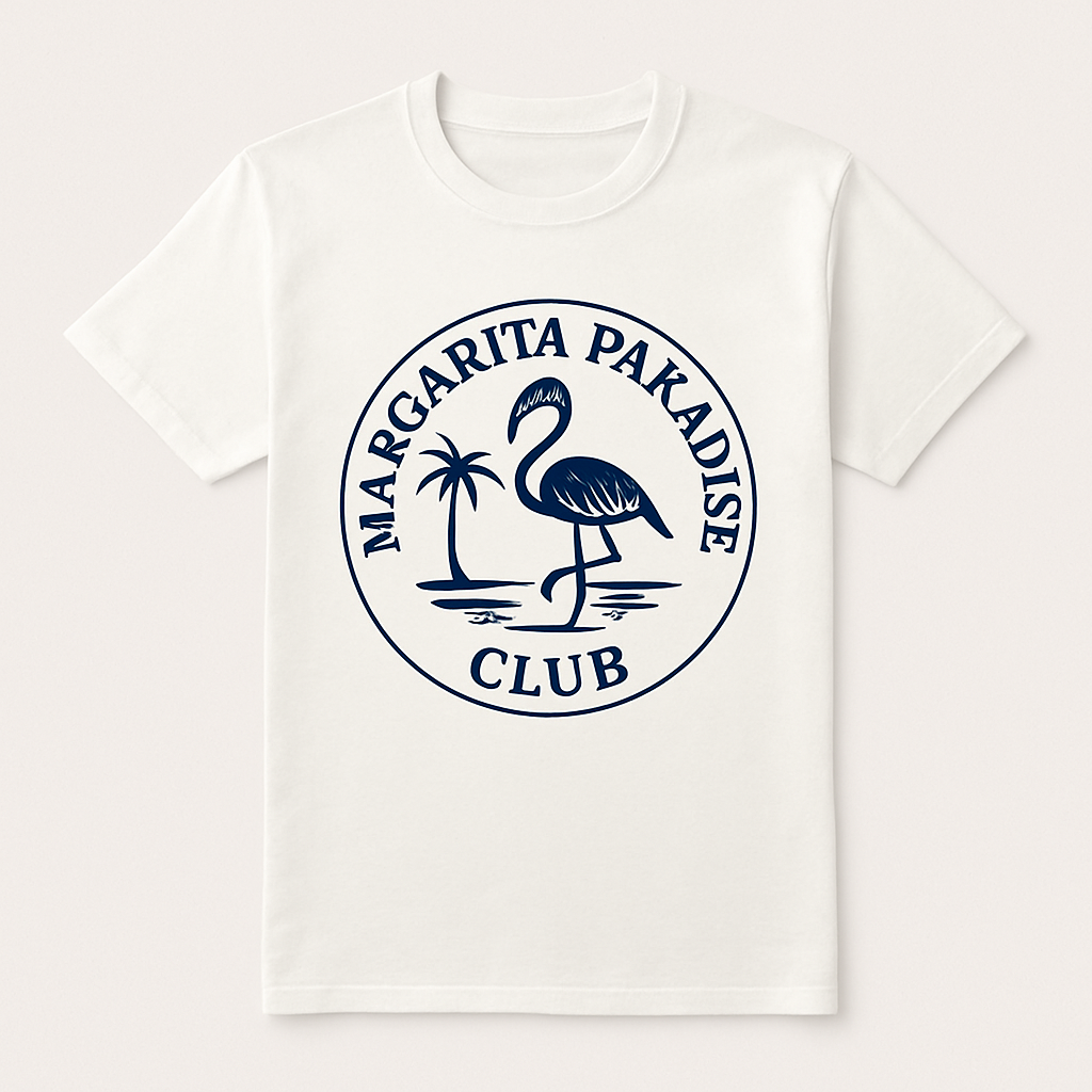 Margarita Paradise Club T-Shirt – Cute Flamingo & Palm Tree Beach Babe Summer Tee, Retro Vacation Aesthetic, Coastal Vibes Shirt Beach%20Babe%20prompt%20%2341%20studio%20mockup.png