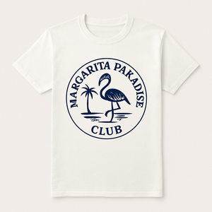 Margarita Paradise Club T-Shirt – Cute Flamingo & Palm Tree Beach Babe Summer Tee, Retro Vacation Aesthetic, Coastal Vibes Shirt Beach%20Babe%20prompt%20%2341%20studio%20mockup.png